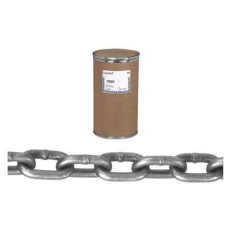 Campbell Chain & Fittings 3/8" Beacon 7 Fishing Chain, Bright, 200' per Drum T0520612