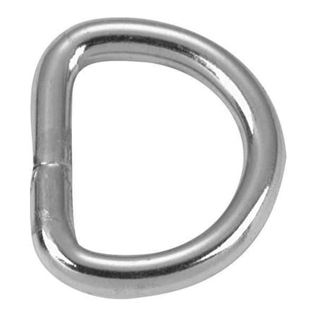 Campbell Chain & Fittings 2" Welded Dee, Nickel Finish, No. 3250 T7662372