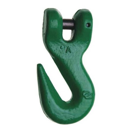 Campbell Chain & Fittings 3/4" Quik-Alloy Grab Hook, Grade 100, Painted Green 5725215