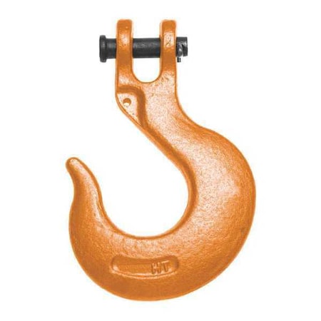 Campbell Chain & Fittings 3/4" Alloy Clevis Grab Hook, Forged Alloy, Painted Orange 4503915
