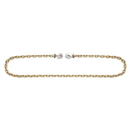 Campbell Chain & Fittings 1/2" x 20' Grade 70 Binder Chain w/Clevis Grab Hooks Each End T0513765