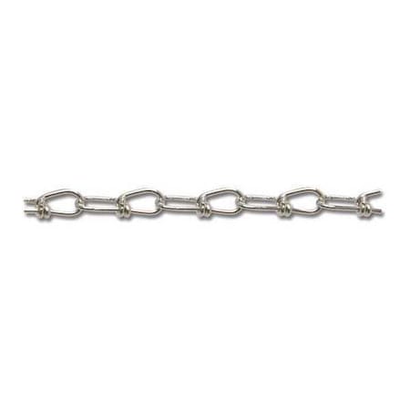 Campbell Chain & Fittings 2/0 Special Double Loop Well (Inco) Chain, Zinc Plated, 250' per Square Pail T0762026N