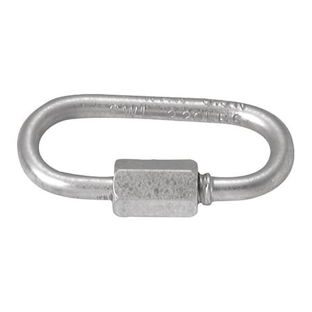 Campbell Chain & Fittings 1/4" Quick Link, Steel, Zinc Plated, No. 7350 T7645126V