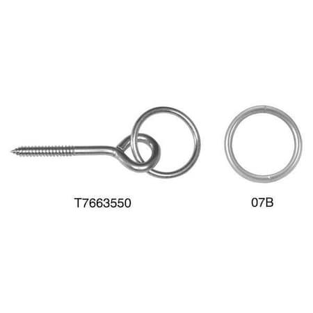 Campbell Chain & Fittings 2" Welded Hitch Ring with 3-1/2" Screw Eye Bolt T7663550