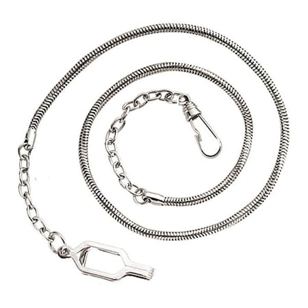 Heros Pride Whistle Chain, Metal, Nickel 4014N
