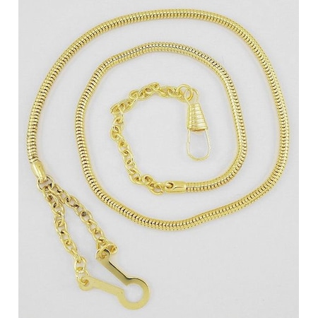 Heros Pride Whistle Chain, Metal, Gold 4020G