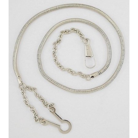 Heros Pride Whistle Chain, Metal, Nickel 4020N