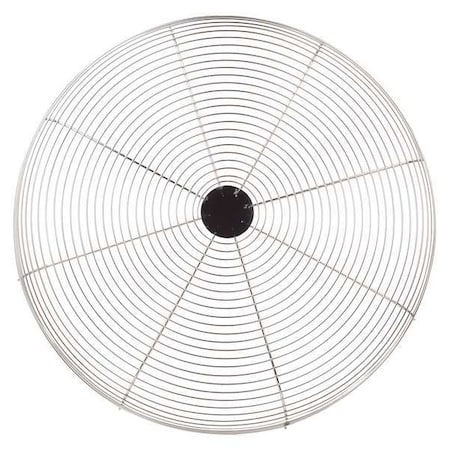 Dayton FanGuard, Silver, 24inDia, StainlessSteel 07088