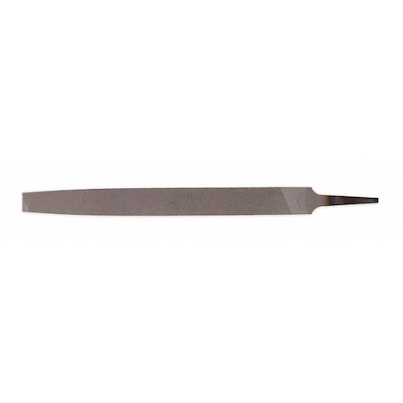 CRESCENT NICHOLSON 8" Flat Double/Single Cut Smooth File - Carded 03633NN