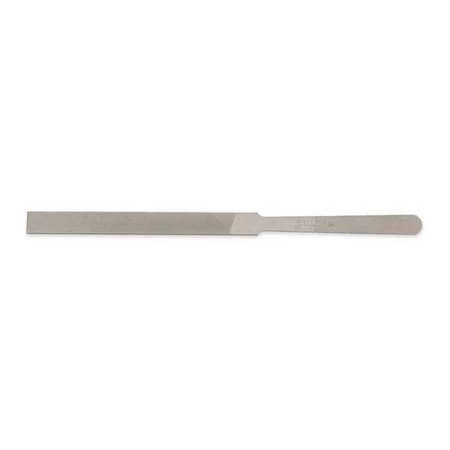 Crescent Nicholson 5-1/4" Double Cut Thin Rectangular Tungsten Point File - Carded 02375NN