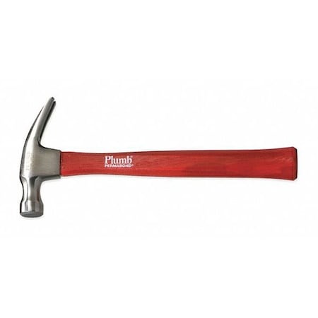 Plumb 22 oz. Premium Autograf Rip Claw Checkered Face Hmr with Hickory Hdl 11442