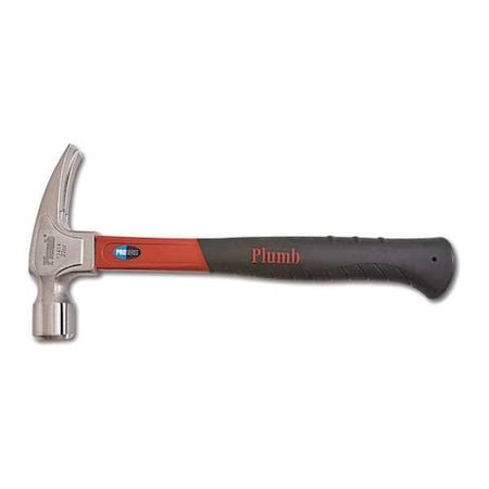 Plumb 22 oz. Pro Series Rip Claw Hammer with Fiberglass Handle 11416N