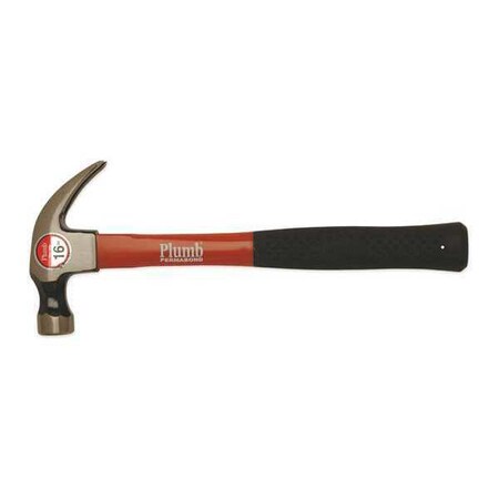 Plumb 16 oz. Fiberglass Curve Claw Hammer with Fiberglass Handle 11406