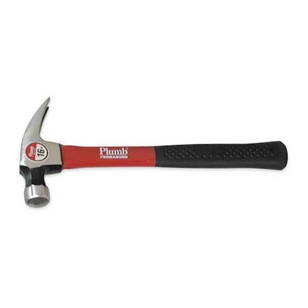 Plumb 16 oz. Regular Rip Claw Hammer with Fiberglass Handle 11419