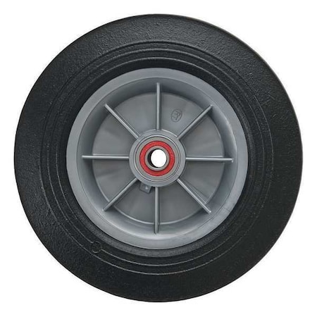 Magliner Hand Truck Wheel, 10in dia., Solid Rubber 111025