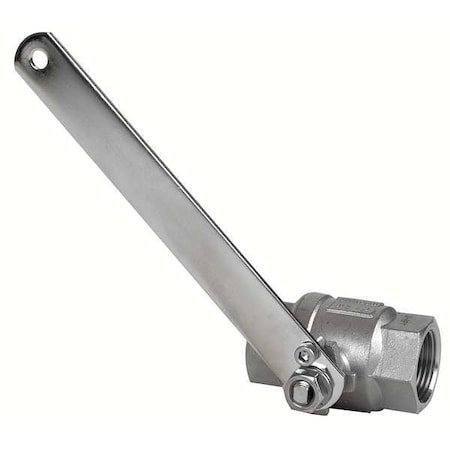 Guardian Equipment Shower Valve, Stainless Steel, Silver, For Use With, Safety Stations AP620-335H