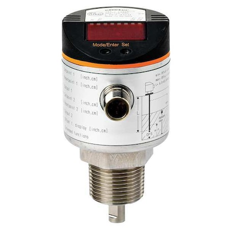 Ifm Electronic Level Sensor3/4 In NPT LR3300