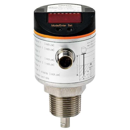 Ifm Level Sensor, G3/4 NPT, 4x NO/NC LR8000