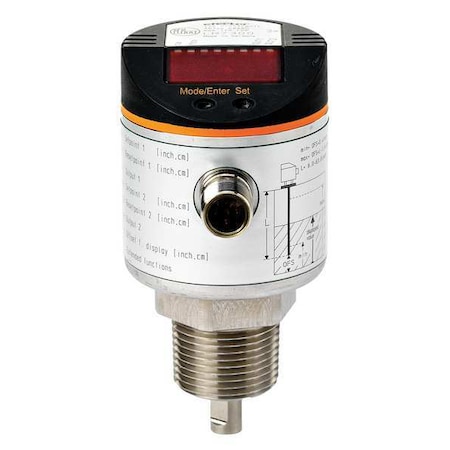 Ifm Level Sensor, G3/4 NPT LR3000