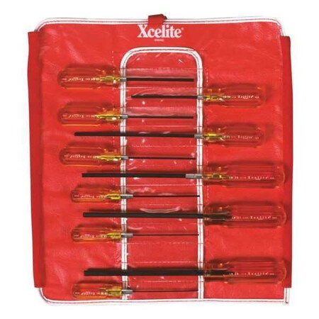 Xcelite 11Piece Set Of Ln Ser Sae Screwdriver S LN11N