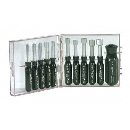 Xcelite 11Piece Nutdriver Set Metric Sizes PS121MMN