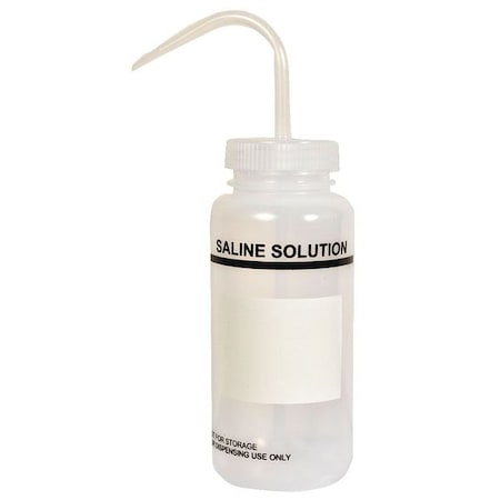 Zoro Select Translucent, Wash Bottle 16 oz., PK6 24J912