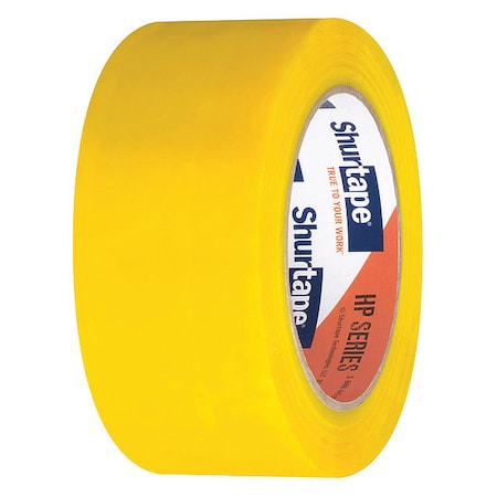Zoro Select Carton Tape, Yellow, 48mm x 100m, PK36 198734