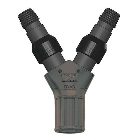 Unger Y-Adapter, Anodized Aluminum, Black FTYAD