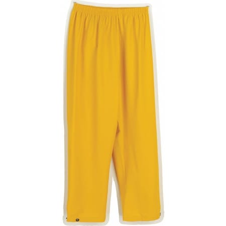 Stormhide Rain Pants, PVC, 33 in Inseam, Yellow, Size 4XL PEP YW 4X
