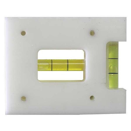 Slabdoctor Digital Levels Vial Retainer Block, 3 x3/4 x3-3/4 In, ABS MPL-BVRB