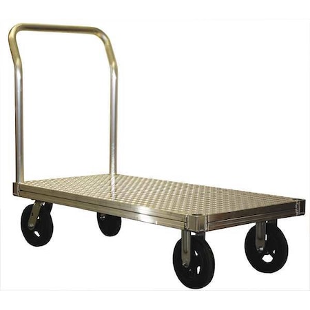 B & P Manufacturing Platform Truck, Tread Plate Deck, 48x24 PT2448T-150-820