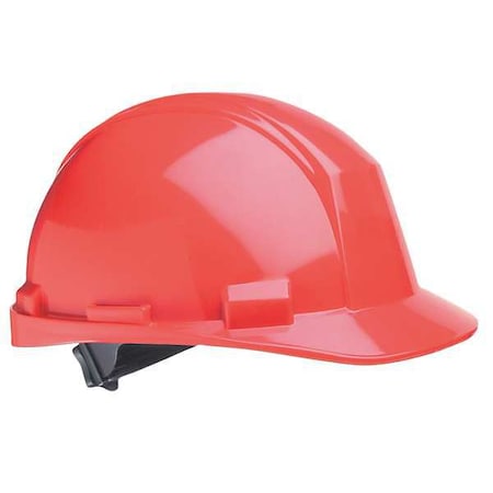 Honeywell North Hard Hat, Matterhorn A89, Polyethylene, 4 Point Ratchet, Type 2, Class E, Red A89R150000