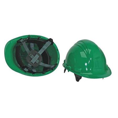 North Front Brim Hard Hat, Type 1, Class E, Pinlock (4-Point), Green A59040000
