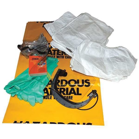 Enpac Biohazard Spill Kit, Not Applicable, Clear, Kit 13-PPE