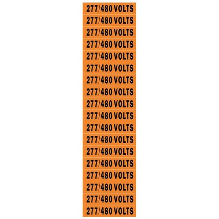 Power First Conduit And Voltage Markers, 277/480 V 24PJ88 | Zoro