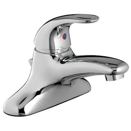 American Standard Lever Handle 4" Mount, 2 Hole Bathroom Faucet, Polished chrome 6114110.002