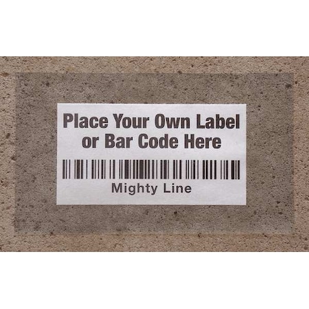 Mighty Line Laminate Sheet, PVC, 6 in W, PK100 LABELPROT