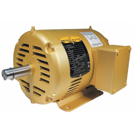 Baldor-Reliance Three-Phase General Purpose Motor, 1 HP, 143T Frame, 208-230/460V AC Voltage, 1760 rpm Nameplate RPM EFM3116T