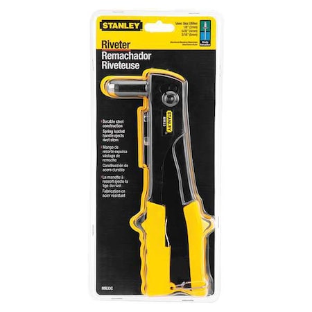 Stanley Riveter, Medium Duty Right Angle, Steel MR33C