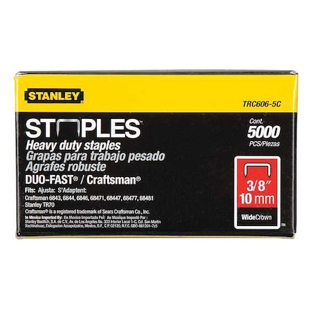 Stanley Wide Crown Staple, 5000 PK TRC606-5C