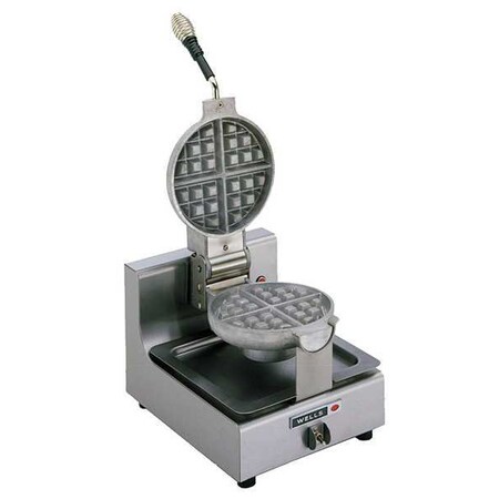 Wells Manufacturing Stainless Steel 7" dia. Belgian Waffle Baker BWB1SE