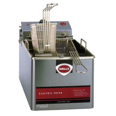 Wells Manufacturing Electric Fryer, 1800 Watt LLF14
