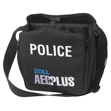 Zoll Police Replacement Softcase, Canvas, 12 in L, 9 1/2 in W, Black 8000-0806-01