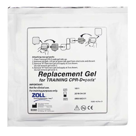 Zoll AED Electrode Adhesive Gel, PK5 8900-0803-01