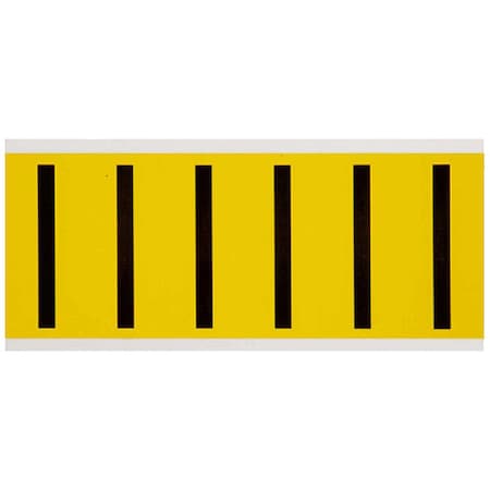 Brady LetterLabel, Vinyl, 3-1/2inH, 1-1/2inW 3450-I