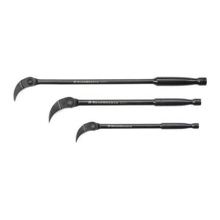 Gearwrench 3 Piece Indexing Pry Bar Set 8", 10" & 16" 82301D