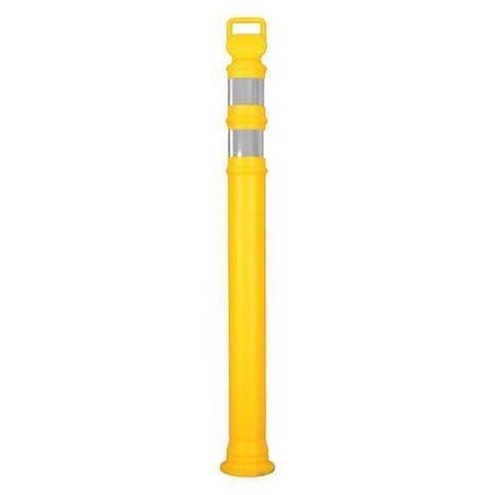 Cortina Safety Products Yellow EASY GRAB DELINEATOR POST FLARED 45IN ; ft. Polyethylene 03-747Y