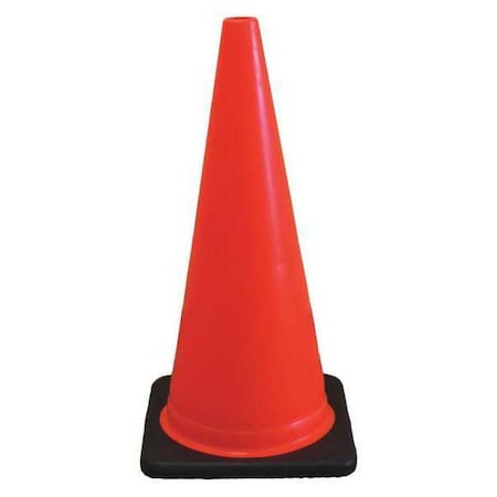 Cortina Safety Products TRAFFIC CONE RED/ORANGE W/BLACK BASE 2 03-500-18