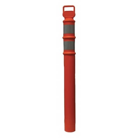 Cortina Safety Products DELINEATOR POST, STRAIGHT PLAIN, , Polyethylene Orange, 44.12" L 03-735