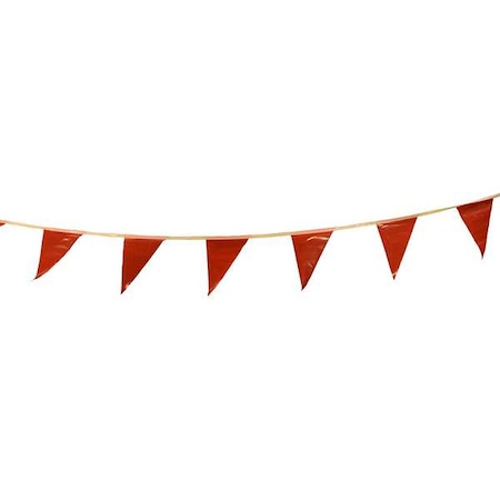 Cortina Safety Products PENNANT VINYL 100FT RED 03-400